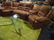 5 PC THEATER SEAT SECTIONAL, DUAL RECLINERS, CUP - 2