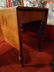 WOOD DROP LEAF TABLE, TURNED LEGS, 39"D X 29"H, 18.5"W - 4