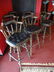 SET OF 6 PUB STYLE BARSTOOLS, SWIVEL SEATS, NAILHEAD - 2