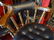 SET OF 6 PUB STYLE BARSTOOLS, SWIVEL SEATS, NAILHEAD - 4