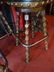 SET OF 6 PUB STYLE BARSTOOLS, SWIVEL SEATS, NAILHEAD - 6