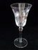 10 VINTAGE ETCHED CRYSTAL WINE GLASSES, APPROX 7.5"H, - 3
