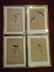 GROUP OF 4 FRAMED BIRD PRINTS, FRAMED SIZE 13.5" X 1/",