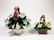 2 CAPODIMONTE PORCELAIN FLORAL BASKETS, GOOD CONDITION