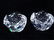PAIR ROYAL COPENHAGEN CRYSTAL VOTIVE CANDLE HOLDERS, - 4