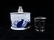 BLUE AND WHITE PORCELAIN FRAGRANCE LAMP BY LAMPE - 3