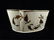 WHITE & GOLD METAL BASKET, CRAQUELURE FINISH, MADE IN