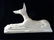 EGYPTIAN ANUBIS SCULPTURE, COMPOSITE, APPROX 15" X