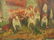 PAINTING ON BOARD, FOX HUNTING SCENE, SIGNED LOWER - 4