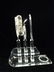 4 PC LUCITE BARWARE, APPROX 8.25" X 7.25" - 2