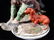 CLOWN PORCELAIN FIGURE WITH DACHSHUND, EXCELLENT - 3