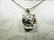 2 PC SWAROVSKI ELEMENTS CRYSTAL PENDANTS, SILVERPLATE - 4
