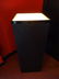 LIGHTED WOOD PEDESTAL, LIGHTED TOP WITH ACRYLIC