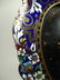BLUE CLOISONNE FRAME, HEART SHAPE, APPROX 13.25" X 9.5" - 3