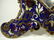 BLUE CLOISONNE FRAME, HEART SHAPE, APPROX 13.25" X 9.5" - 4