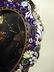BLUE CLOISONNE FRAME, HEART SHAPE, APPROX 13.25" X 9.5" - 7