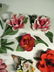 13 PC CAPODIMONTE PORCELAIN FLOWERS, ALL MARKED, SOME - 6