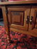 WOOD TABLE, 2 DOOR LOWER CABINET, 28.5" X 28.5" X 18"H, - 2