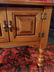 WOOD TABLE, 2 DOOR LOWER CABINET, 28.5" X 28.5" X 18"H, - 3