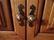 WOOD TABLE, 2 DOOR LOWER CABINET, 28.5" X 28.5" X 18"H, - 4