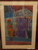 PATRICIA A BEATTY MIXED MEDIA ABSTRACT WITH COPPER