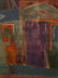 PATRICIA A BEATTY MIXED MEDIA ABSTRACT WITH COPPER - 3