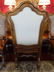 6 FRENCH STYLE DINING CHAIRS. LEATHER SEATS, NAILHEAD - 7