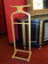 MID CENTURY CARVED WOOD VALET, EXCELLENT GENTLY USED - 2