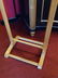 MID CENTURY CARVED WOOD VALET, EXCELLENT GENTLY USED - 4