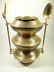 BRASS TIFFIN CARRIER / LUNCH BOX, 3 BOWLS, 2 SPOONS,