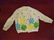 WHITE BEAD & SEQUIN JACKET WITH MULTIPLE COLORED