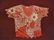 SHEER BEAD & SEQUIN TOP, SHORT SLEEVES, FLORAL DESIGN,