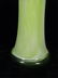TALL MURANO STYLE ART GLASS VASE, GREEN, WHITE & CLEAR, - 4