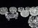 15 PC ASSORTED CRYSTAL SALT CELLARS - 3