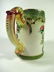 HANDPAINTED MUG, BIRD & FLORAL DESIGN, MADE IN JAPAN, - 4