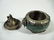 CHINESE INCENSE BURNER, CARVED HARDSTONE WITH SILVER - 5