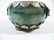 CHINESE INCENSE BURNER, CARVED HARDSTONE WITH SILVER - 7