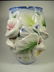 HAND PAINTED CERAMIC VASE, HUMMINGBIRD DESIGN WITH - 2