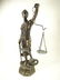 LADY JUSTICE BRONZE FINISH SCULPTURE, APPROX 14.5"H - 4