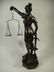 LADY JUSTICE BRONZE FINISH SCULPTURE, APPROX 14.5"H - 5