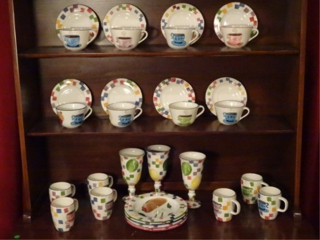 30 PC LAURIE GATES CHINA, WHIMSY PATTERN, INCLUDES 4 (1 of 10)