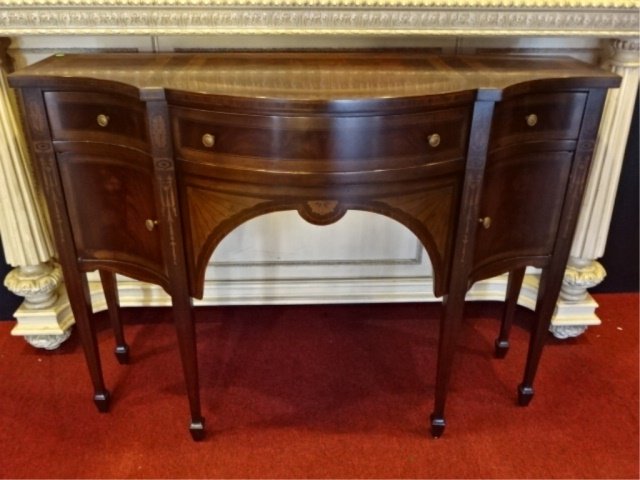 FRANCESCO MOLON INLAID MAHOGANY SIDEBOARD, #2 OF TWO (1 of 9)
