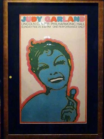 VINTAGE JUDY GARLAND LINCOLN CENTER POSTER, SEYMORE (1 of 6)