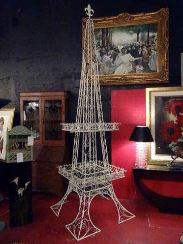 MONUMENTAL 10.5' TALL METAL EIFFEL TOWER (1 of 7)