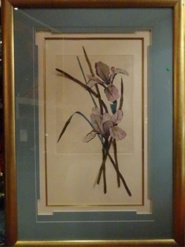 LARGE MIXED MEDIA BOTANICAL ARTWORK, LIMITED EDITION, (1 of 8)