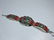 TURQUOISE & CORAL BRACELET, APPROX 7.5"L - 2