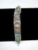 TURQUOISE & CORAL BRACELET, APPROX 7"L - 4