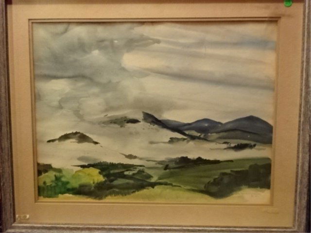 AFTER WALTER B. COLEBROOK WATERCOLOR PAINTING, MOUNTAIN (1 of 7)