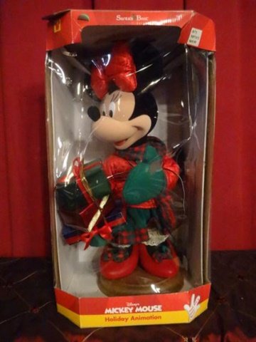LARGE ANIMATED CHRISTMAS MINNIE MOUSE, WALT DISNEY, IN (1 of 7)