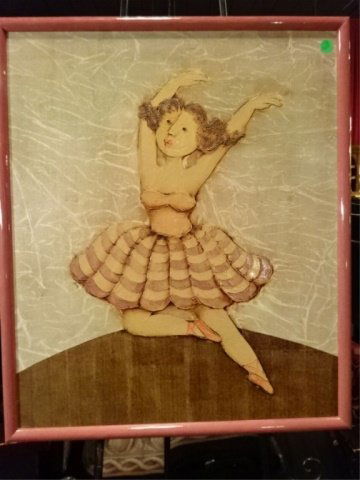 J. ROYBAL PAINTING ON CANVAS, BALLERINA, SIGNED J. (1 of 7)